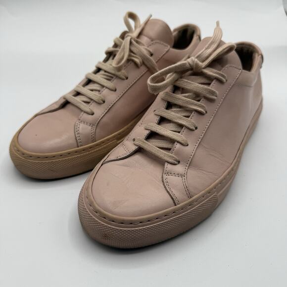 Woman by Common Projects Tournament Low Top Sneakers Pink‎ Size 37 - Picture 2 of 11